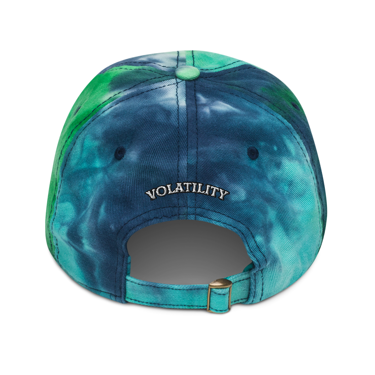 Volatility Electric Skull tie dye hat