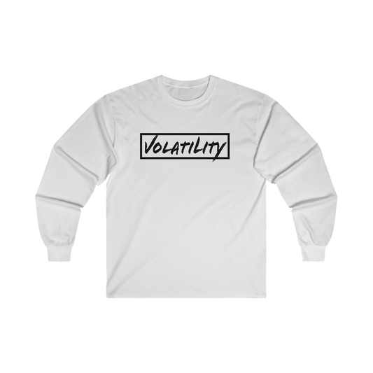 Black and White Logo Long Sleeve Tee