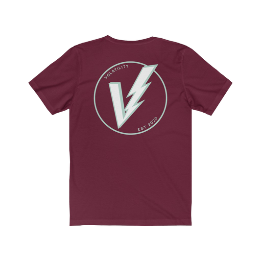 Volatility Signature Electric V Symbol Tee