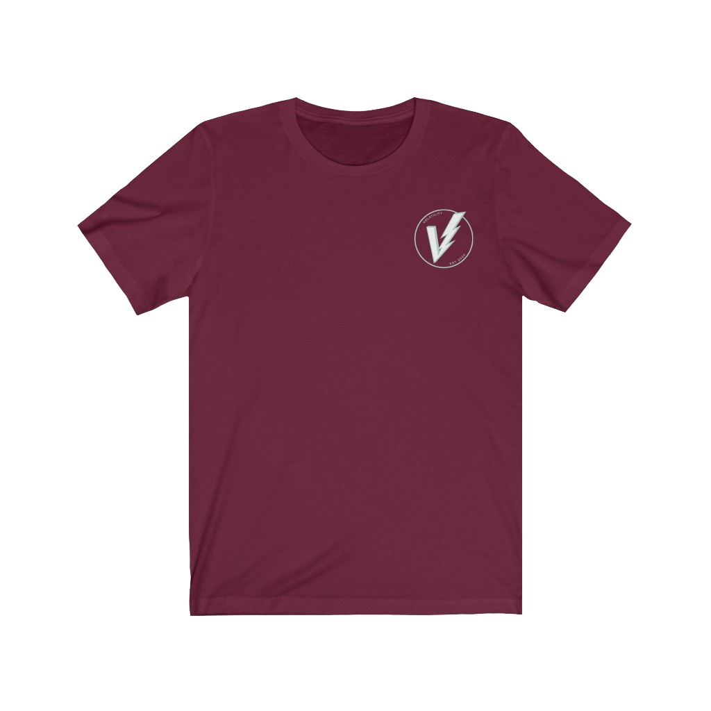 Volatility Signature Electric V Symbol Tee