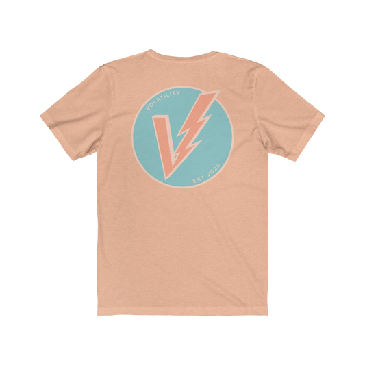 Volatility Signature Electric V Symbol Tee