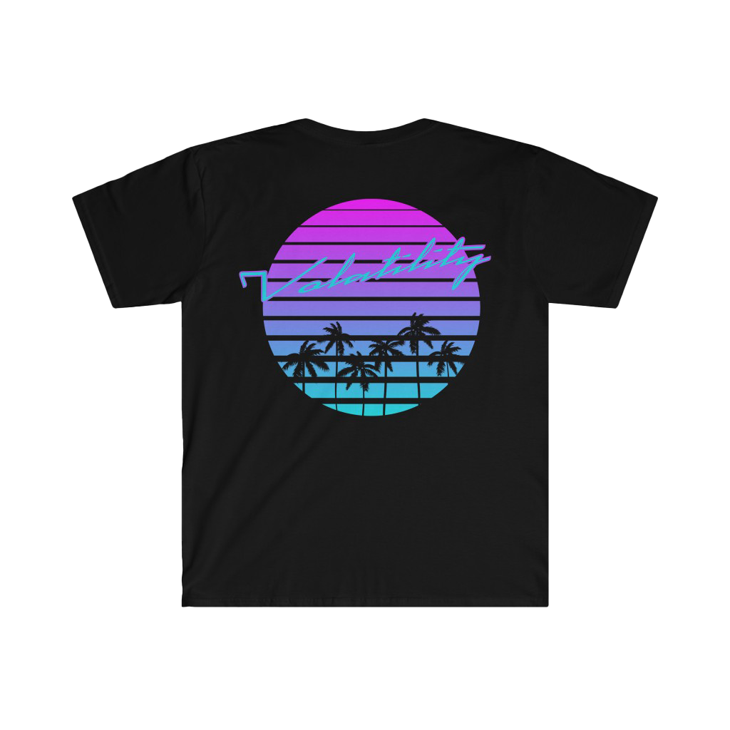 Retro 80's Palm Tree Vibes Tee