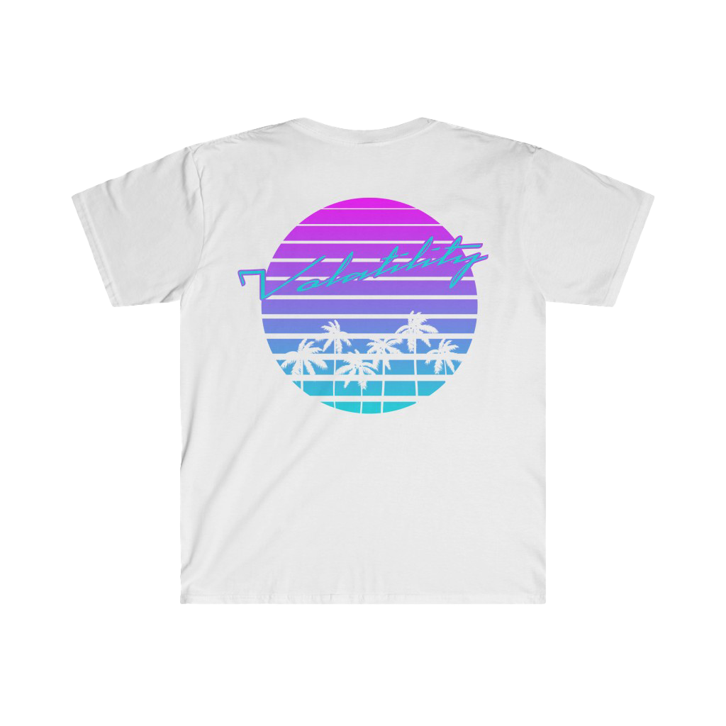 Retro 80's Palm Tree Vibes Tee